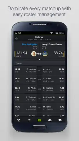 Yahoo Fantasy Sports скриншот 6