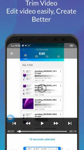 TG Recorder - Screen Recording скриншот 4