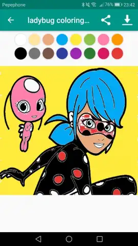 Coloring Ladybug & Blackcat скриншот 4
