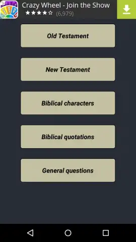 The bible quiz game скриншот 2