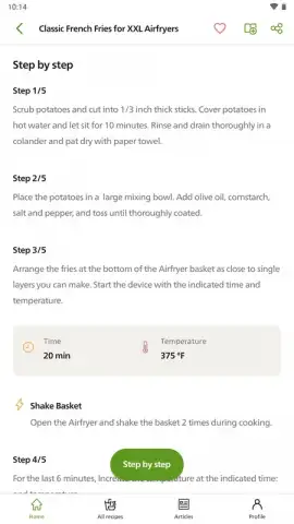 Kitchen+ Airfryer recipes скриншот 12