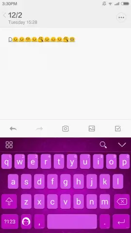 Lavender iKeyboard Theme скриншот 3