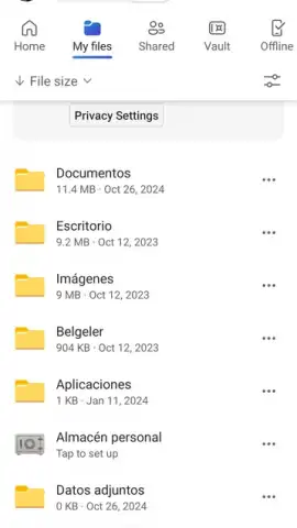 Microsoft OneDrive скриншот 1