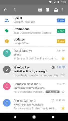 Gmail GO скриншот 2