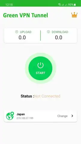 Green VPN Tunnel - Super Fast Net скриншот 1