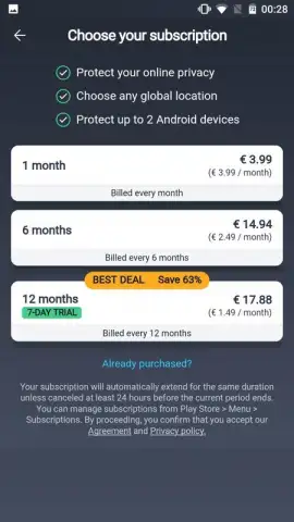 AVG Secure VPN скриншот 1