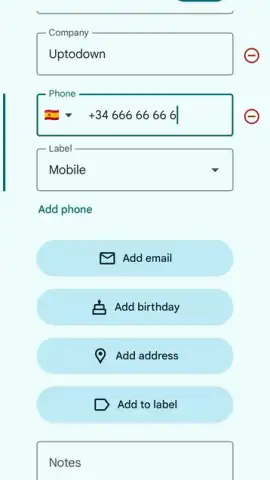 Google Contacts скриншот 1