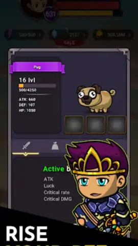 Simplest RPG - AFK Idle Game скриншот 4