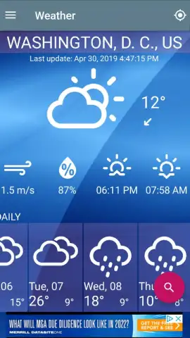 Free Weather Forecast скриншот 5