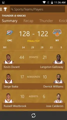 MSN Sports скриншот 3