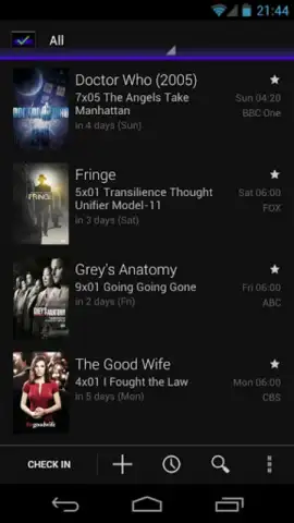 SeriesGuide Show Manager скриншот 1