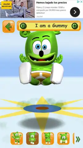 Talking Gummy Bear скриншот 1