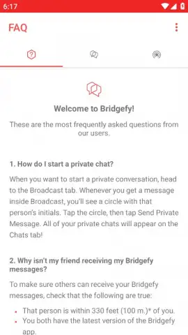 Bridgefy скриншот 1