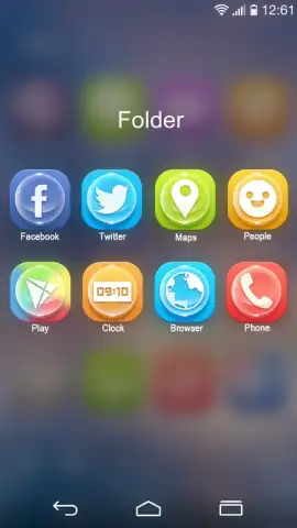 Clean GO Launcher Theme скриншот 2