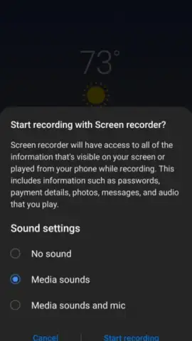 Samsung Record screen скриншот 2