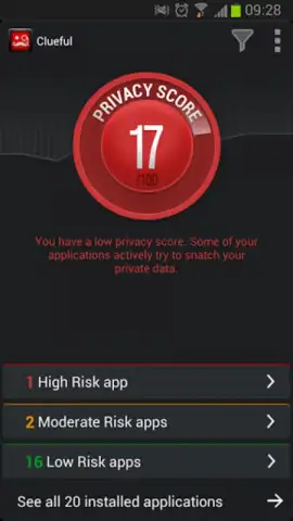 Clueful Privacy Advisor скриншот 1
