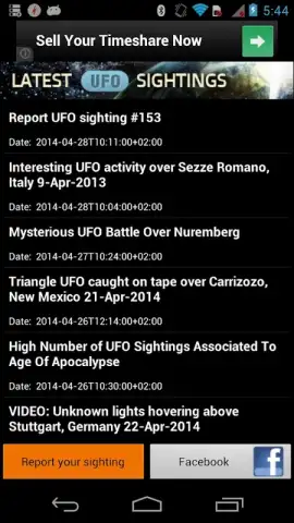 Latest UFO Sightings скриншот 6