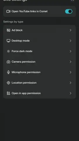 Comet Browser скриншот 5