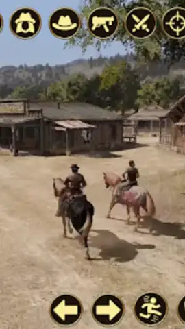 West Cowboy Games Horse Riding скриншот 3