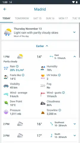 Weather 14 Days - Meteored скриншот 1