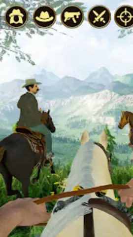 West Cowboy Games Horse Riding скриншот 8