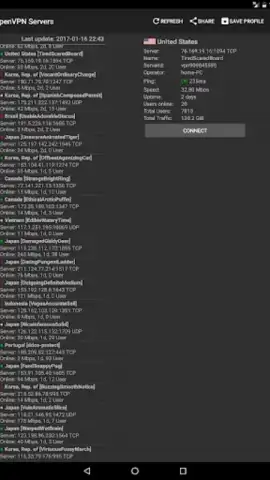 VPN Servers скриншот 3