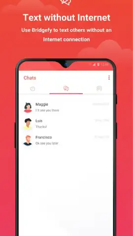 Bridgefy скриншот 7