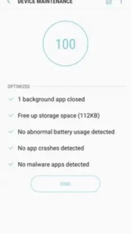 Samsung Device Maintenance скриншот 2