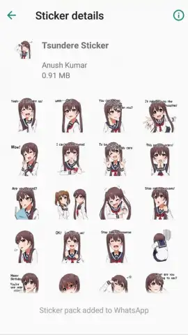 Otaku Nadu Sticker Pack скриншот 4