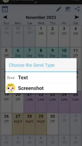 Shift Schedule скриншот 1