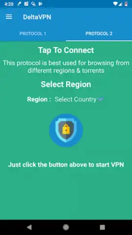 Delta VPN скриншот 3