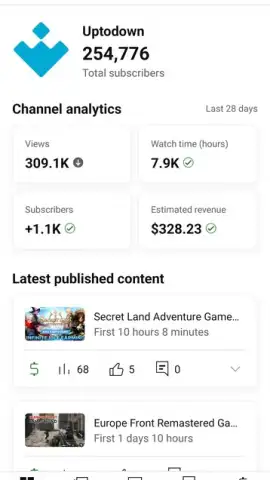 YouTube Studio скриншот 1