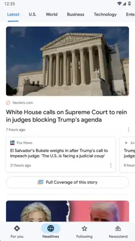 Google News скриншот 5
