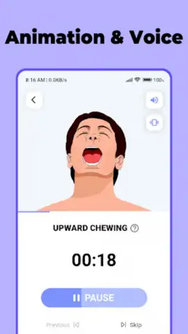 Jawline Exercises & Face Yoga скриншот 5