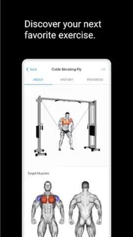 LYFTA: Gym Workout Tracker Log скриншот 2