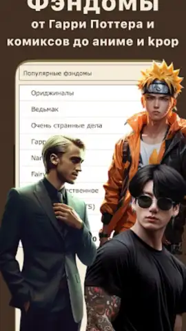 Книга Фанфиков скриншот 4