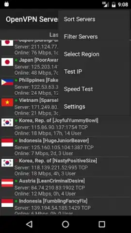 VPN Servers скриншот 7