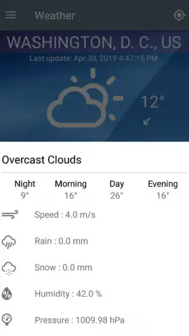 Free Weather Forecast скриншот 6