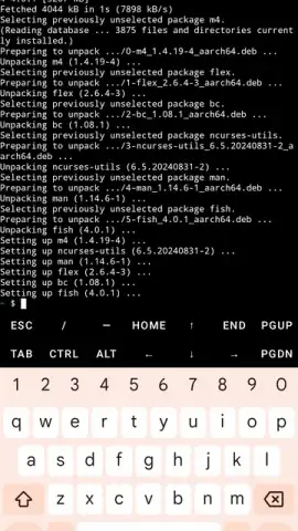 Termux скриншот 3