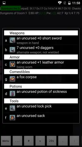 UnNetHack скриншот 5