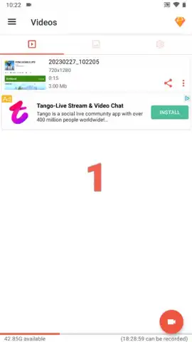 AZ Screen Recorder скриншот 5
