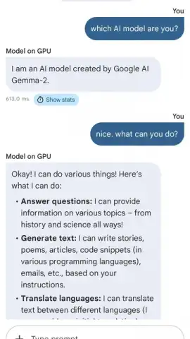 Google AI Edge Gallery скриншот 9