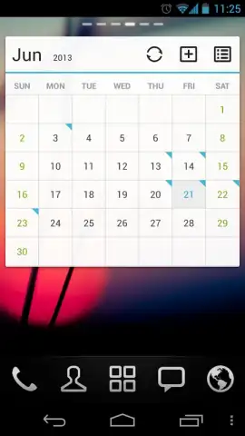 GO Calendar Widget скриншот 9