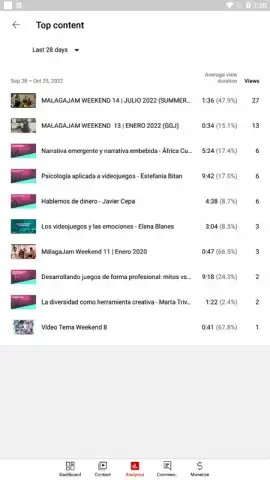 YouTube Studio скриншот 8