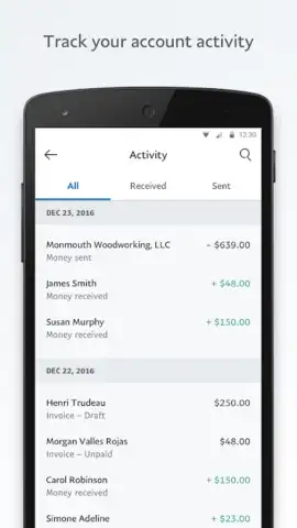 PayPal Business скриншот 3