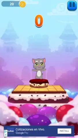 Talking Tom Cake Jump скриншот 1
