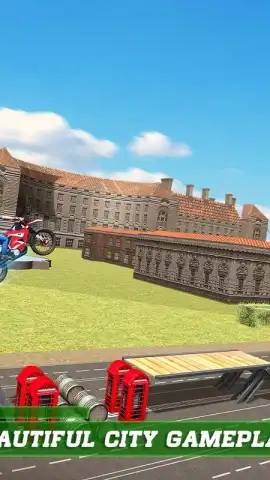 London City Motorbike Stunt Riding Simulator скриншот 2