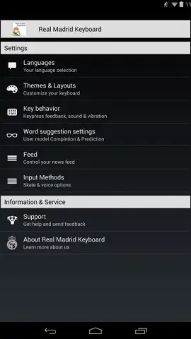 Real Madrid Official Keyboard скриншот 7