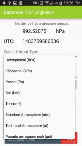 Barometer For Engineers скриншот 2