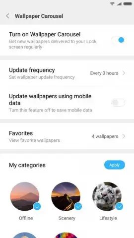 Mi Wallpaper Carousel скриншот 4